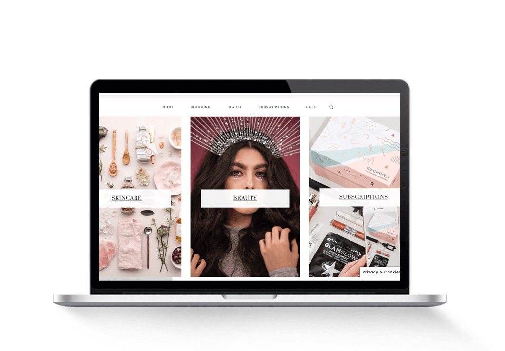 beauty blog for sale subscription box reviews