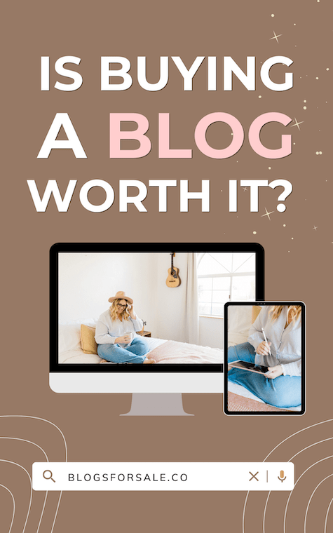 is buying a blog worth it buying a blog for passive income
