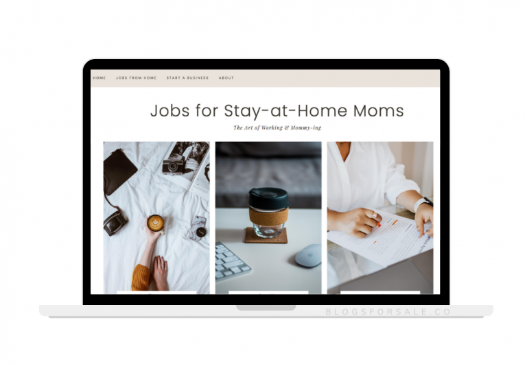 Work from home niche site for sale