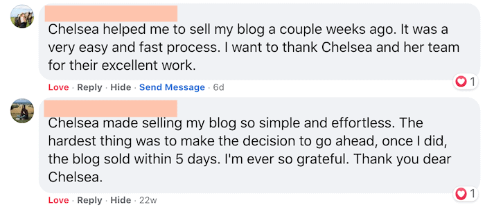 where to sell my website