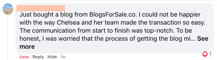 sell my blog tips