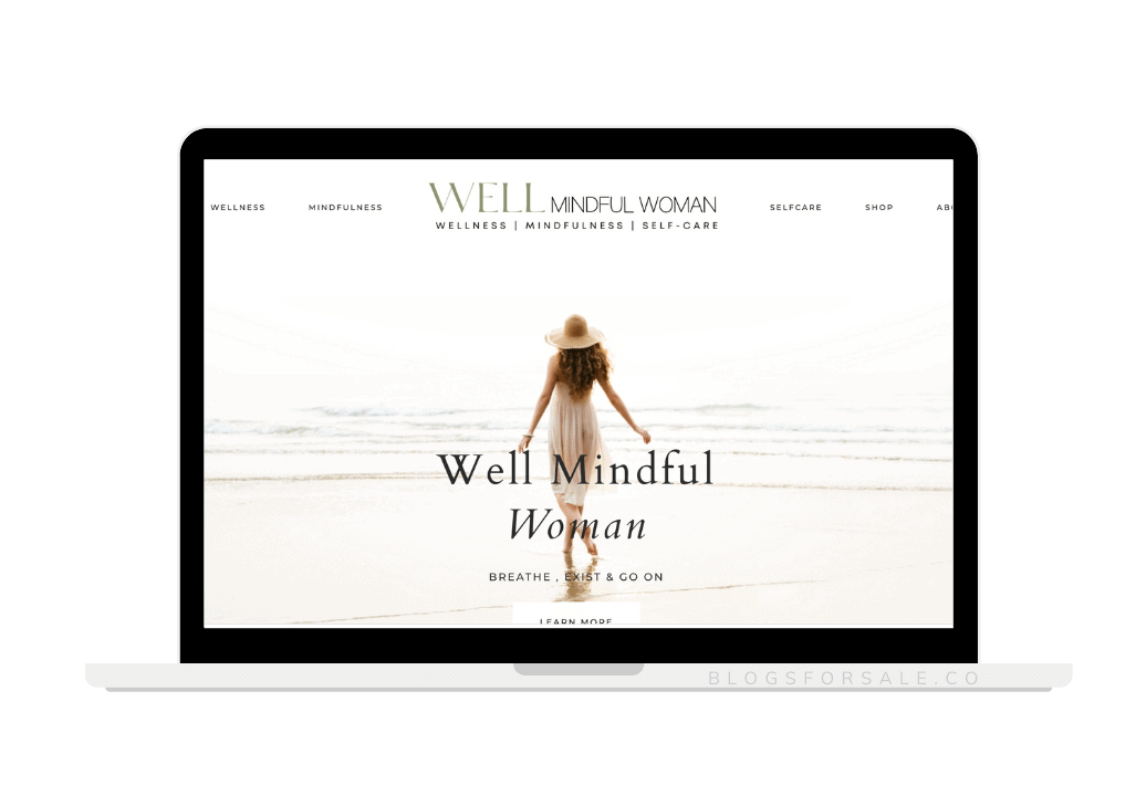 stress-free mindfulness blog for sale menatal healthwebsite for sale