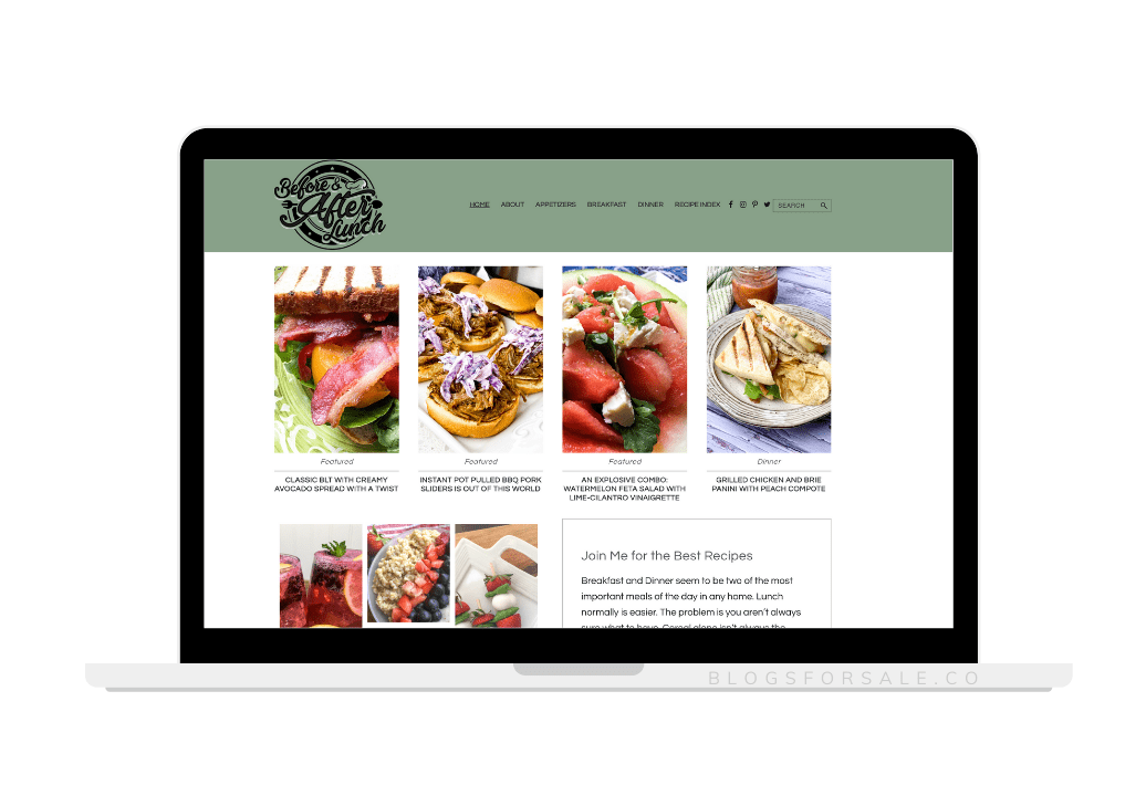 Food Blog Starter Site