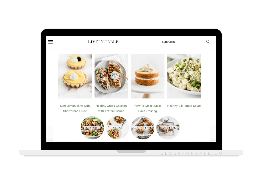 High-Traffic Food Blog With Verified Instagram For Sale