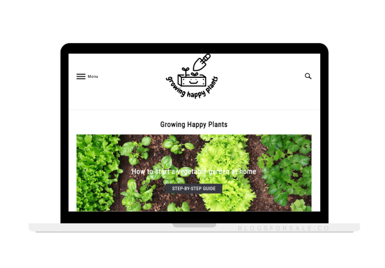 vegetable gardening tips site for sale