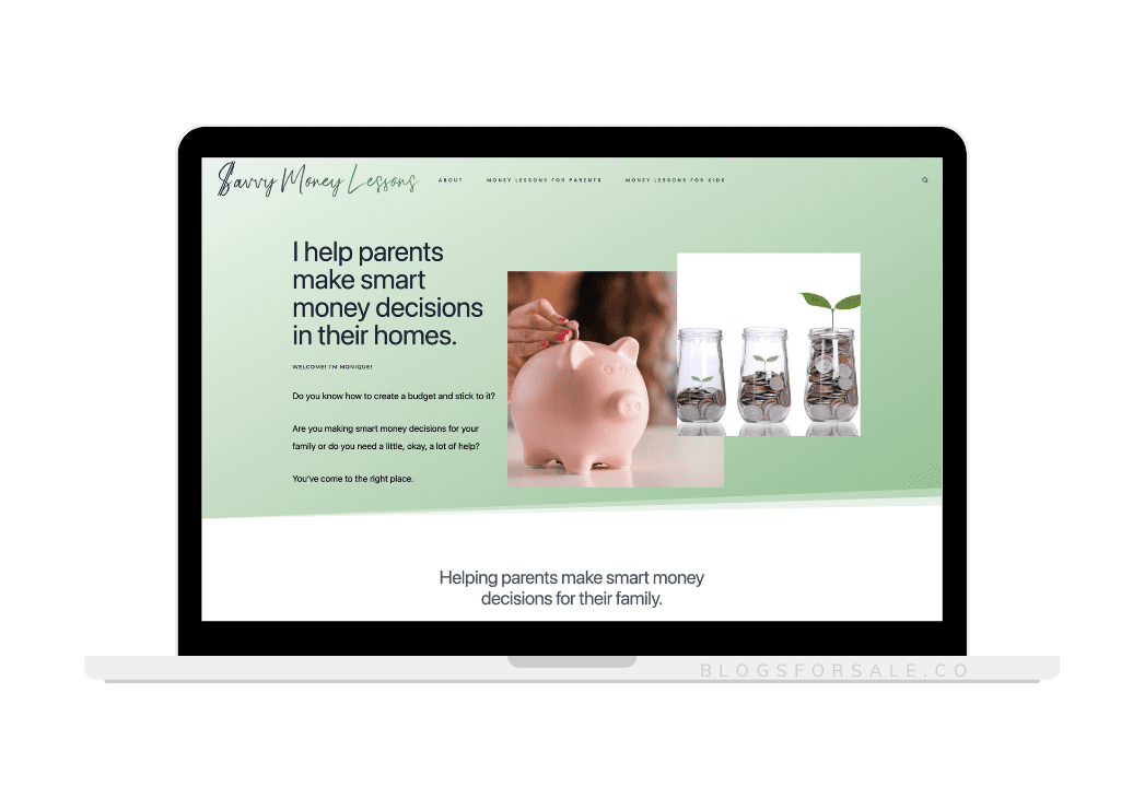 money lessons for families blog for sale